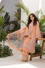 Unstitched 3-PC Embroidered Lawn Vital Collection By Sobia Nazir - VT25-7A