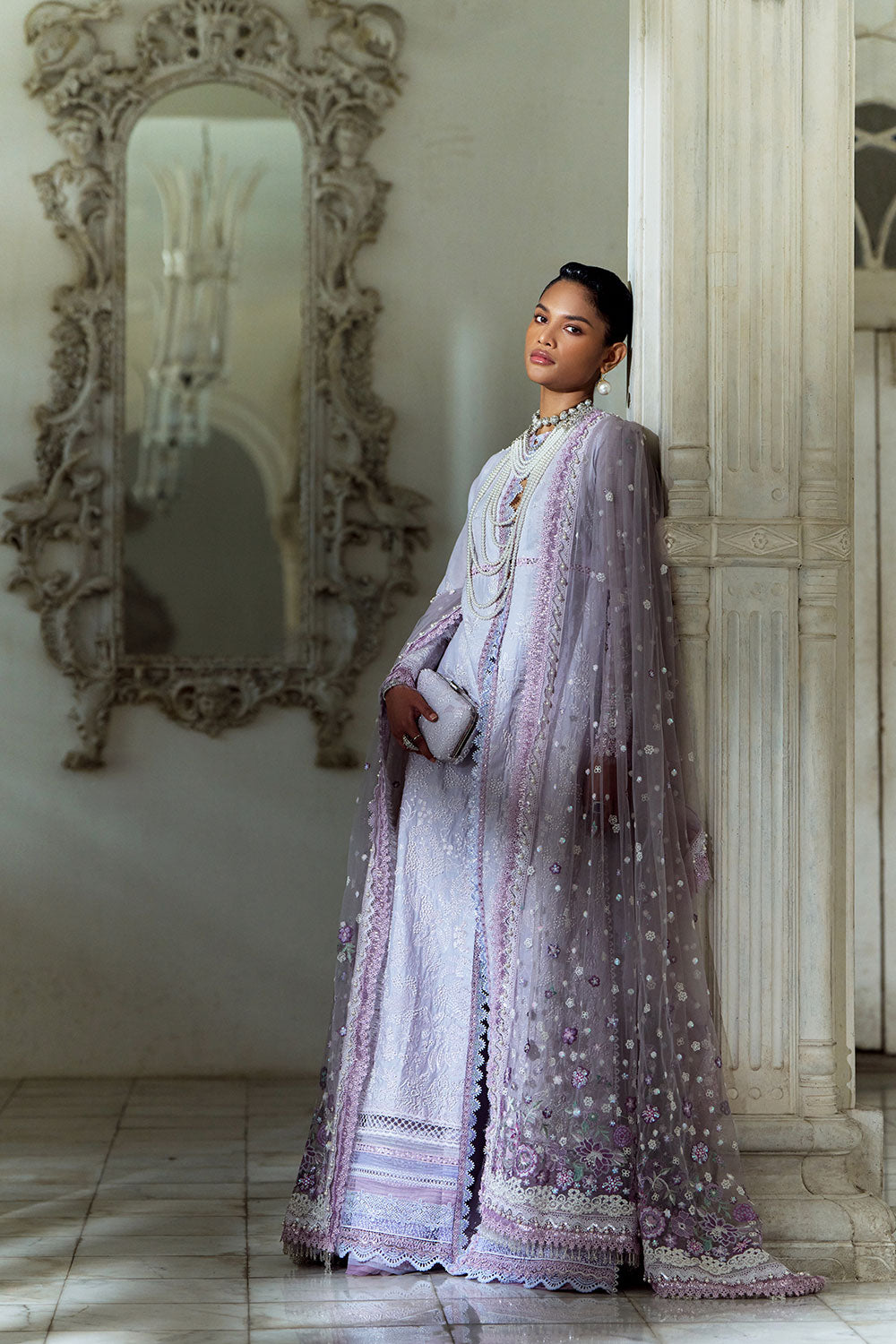 3-PC Unstitched Embroidered Lawn Luxury Lawn By Sobia Nazir | LEE26-7A