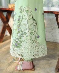 3-PC Unstitched Embroidered Lawn The Secret Garden By Mushq | Verdant Bloom