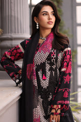 3-PC Charizma Combination Lawn Shirt with Printed Chiffon Dupatta CCS4-06