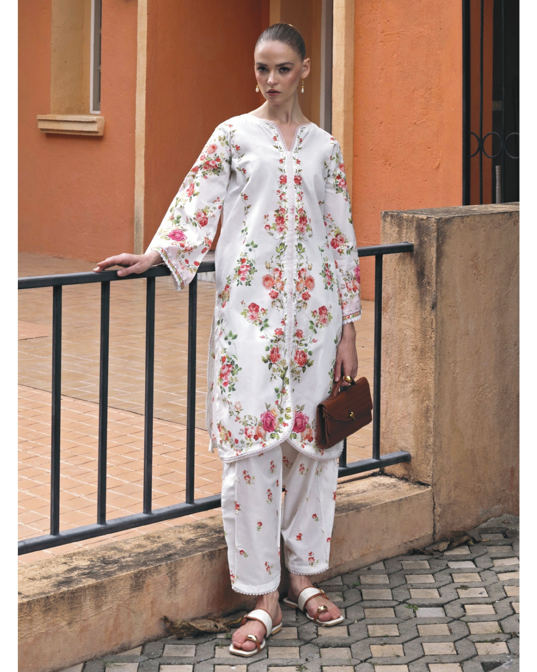 2-PC Stitched Printed Lawn Ready To Wear By Elaf Premium | EPV-3A