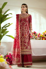 DN-03 Zaina - دلناز Wedding Formals 23 By Qalamkar