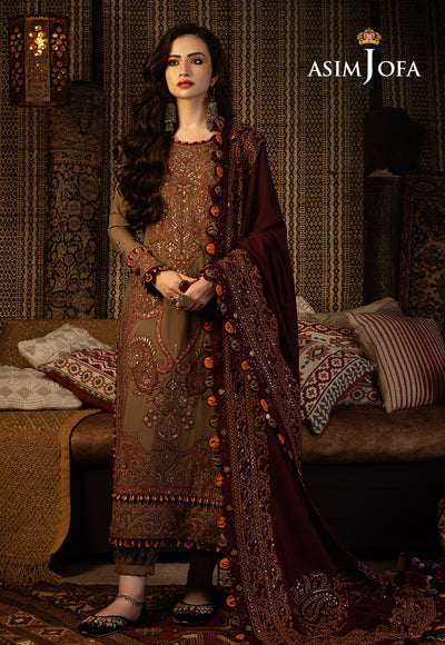 Kashmiri Taanka Embroidered Shawl Collection - AJKT-11