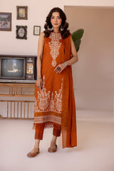 MS-630 | 3PC Unstitched Embroidered Banarsi Lawn Missouri By Johra