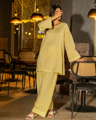 2-PC Stitched Cotton Chikankari By Casual Lite | CSL 07