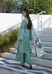 3-PC Unstitched Digital Printed Lawn Santorini By Elaf Premium | EPN-7A
