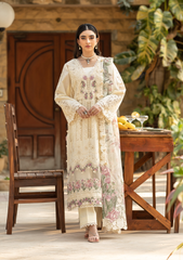 Unstitched 3-PC Embroidered Luxury Lawn By Elaf | ELM-11 KOHINOOR