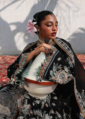 3-PC Unstitched Luxury Lawn Kalabagh By Hussain Rehar | Sable
