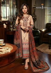 AJAW-03 - 3Piece - Winter Shawl By Asim Jofa