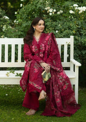 3-PC Unstitched Embroidered Luxury Lawn By Elaf | ELQ-4A