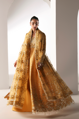 3-PC Unstitched Premium Raw Silk Embroidered Serein By Emaan Adeel | GOLDEN HOUR