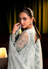 Formal Handwork Unstitched - 3 Piece Organza - Poly Net LUMIERE By ELAF SERENADE