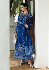 3-PC Unstitched Linen Embroidered Qline By Qalamkar | ECLIPSE