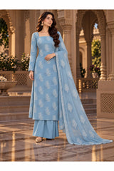 Karandi collection Embroidered chiffon dupatta By Lahore Cloth