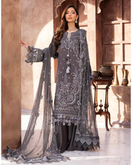 3-PC Unstitched Luxury Viscose Noor E Fajar Dehleez By Raeesa Premium | Rumina