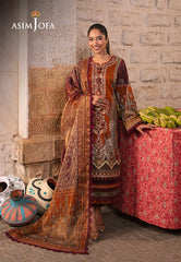 AJAR-20 - 3Piece - Aira Summer Print Collection By Asim Jofa