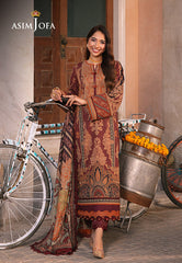 AJAR-24 - 3Piece - Aira Summer Print Collection By Asim Jofa