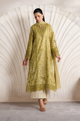 3-PC Unstitched Embroidered Festive Lawn By Iznik | IBE-09