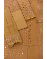4-PC Unstitched Lawn Embroidered Suit | LE-7