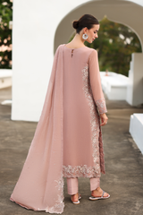 3-PC Unstitched Embroidered Net Chinon Chiffon By Iznik | CC-69