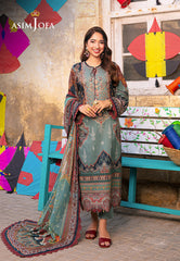 AJAR-01 - 3Piece - Aira Summer Print Collection By Asim Jofa