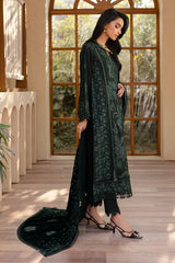 NE-125 | 3Pc Luxury Unstitched Velvet Shawl Collection Exclusive By Nureh