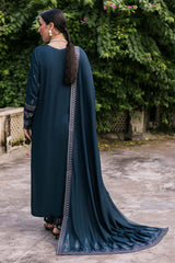 3-PC Unstitched Embroidered Marina Twill By Nureh | NE-175