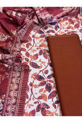 3-PC Unstitched Printed Lawn Karandi Collection