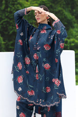 Digital Printed Viscose Silk Shirt & Shalwar by Baroque