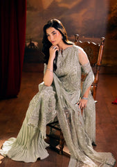 Formal Handwork Unstitched - 3 Piece Organza - Poly Net ELYSIA By ELAF SERENADE