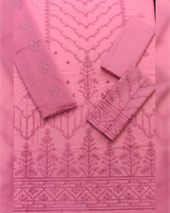 3-PC Unstitched Lawn Embroidered Suit | EL-8