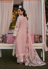 3-PC Unstitched Luxury Embroidered Lawn By Kahf | KLR-09 Bellerose