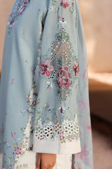 3-PC Unstitched Printed Lawn By Iznik | UE-675