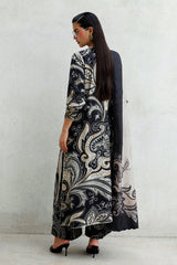 Digital Printed Viscose Silk Shirt & Trouser  by Baroque