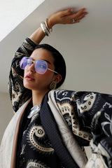 Digital Printed Viscose Silk Shirt & Trouser  by Baroque