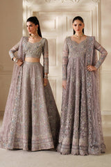 3-PC Unstiched Embroidered Net By Baroque |  CH14-04