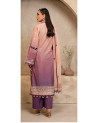 3-PC unstitched Printed Lawn By Zellbury | 0300