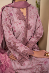 Unstitched 3-PC Embroidered Festive Lawn Eid Edit By Iznik EFL-04