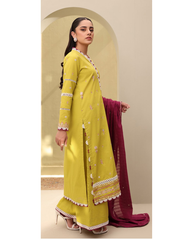 3-PC unstitched Printed Lawn By Zellbury | 0819
