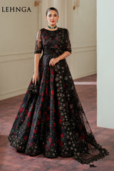 3-PC Unstitched Embroidered Chiffon By Baroque | CH13-05