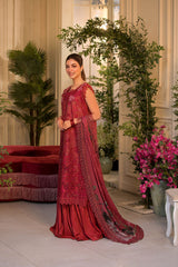 Unstitched 3-PC Embroidered Lawn Vital Collection By Sobia Nazir - VT25-8B