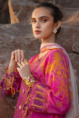 SN4-02 | 3PC Unstitched Sunshine Premium Lawn By Charizma