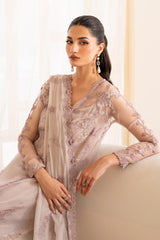 3-PC Unstitched Embroidered Jacquard Exclusive Formals by Iznik | UE-437