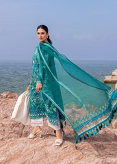 Elaheh (A) | 3PC Unstitched Lawn Siraa By Sadaf Fawad Khan