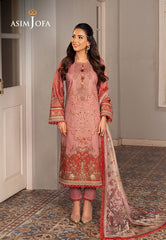 AJAR-08 - 3Piece - Aira Summer Print Collection By Asim Jofa