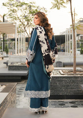 EPW-1B Heartfelt Whisper | 3Pc Unstitched Suit Winter Pashmina Shawl By Elaf Premium