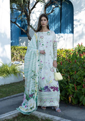 3-PC Unstitched Digital Printed Lawn Santorini By Elaf Premium | EPN-7B