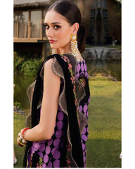 3-PC Unstitched Premium Embroidered Printed Lawn By Charizma | CQ5-03