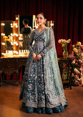 Formal Handwork Unstitched - 3 Piece Organza - Poly Net MELODIE  By ELAF SERENADE