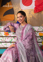 AJAR-11 - 3Piece - Aira Summer Print Collection By Asim Jofa